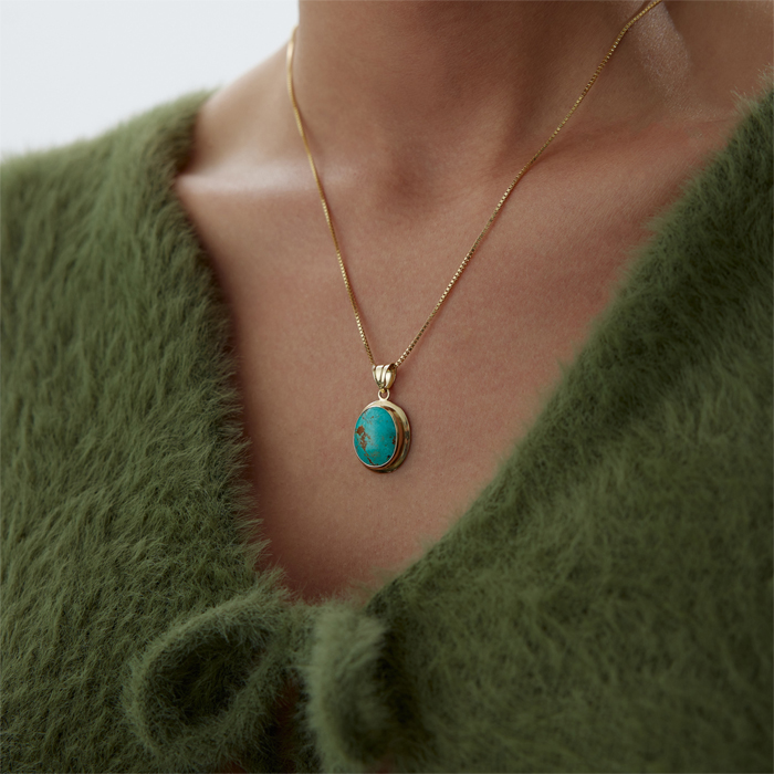 Green Vintage Kolye - Osman (1)