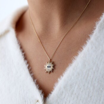 Güneş Eye Kolye - Rayna (1)