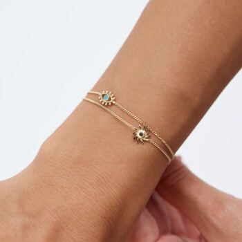 Güneş Kirpik İkili Bileklik - Rayna (1)