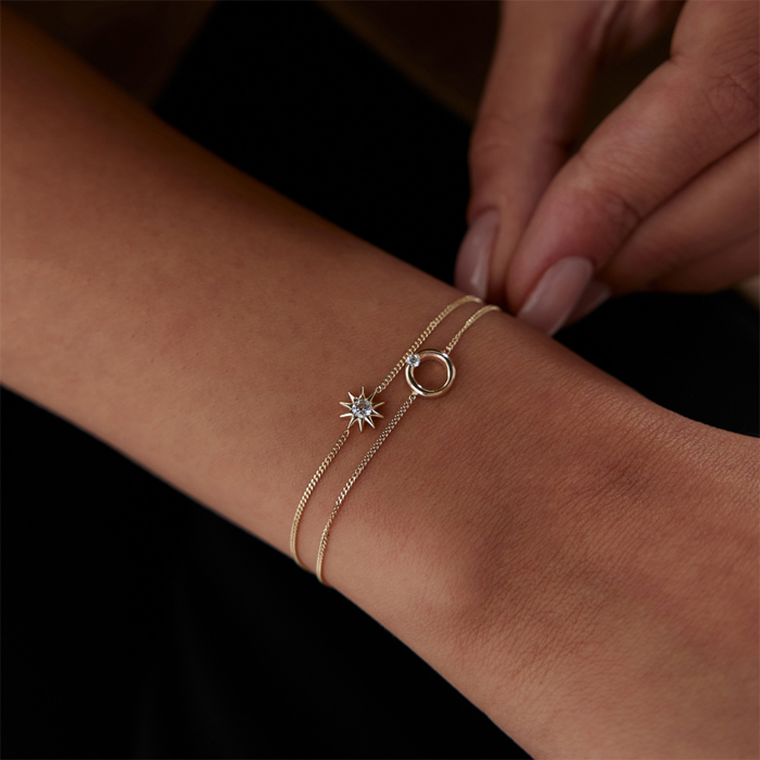 Güneş Tektaş Daire Bileklik - Rayna (1)