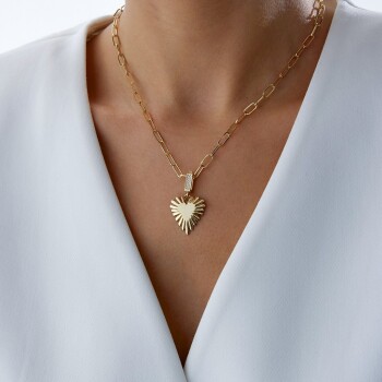 Güneşin Kalbi Ataç Kolye - 3