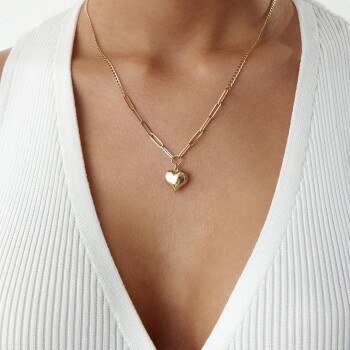Gurmet Ataç Kalp Kolye - 1