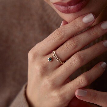 Gurmet Göz Charm Yüzük - Rayna