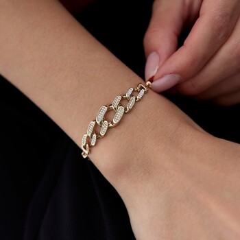 Gurmet Parçalı Balıksırtı Bileklik - Nüans (1)