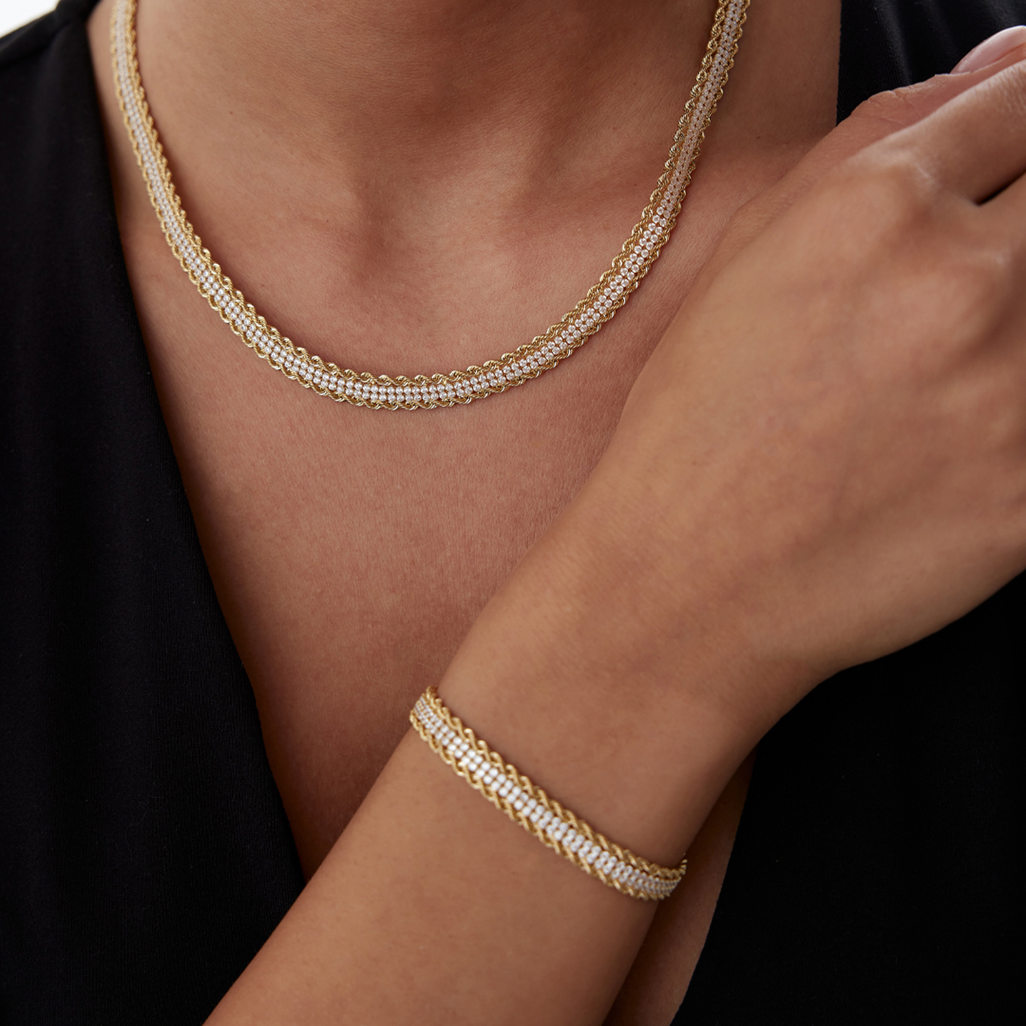 Halat Çift Su Yolu Set - Rayna