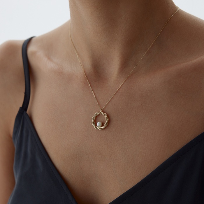 Halat Frame Kolye - Rayna (1)