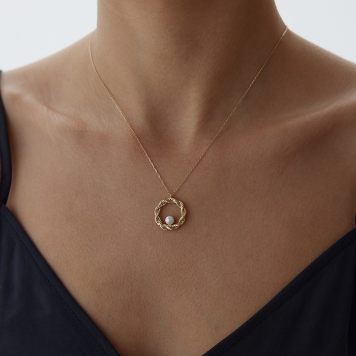 Halat Frame Kolye - Rayna