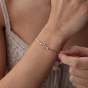 Halat Pudra Vintage Bileklik - Koçak (1)