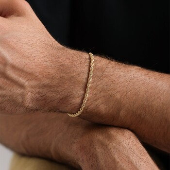 Halat Zincir Erkek Bileklik - Taç