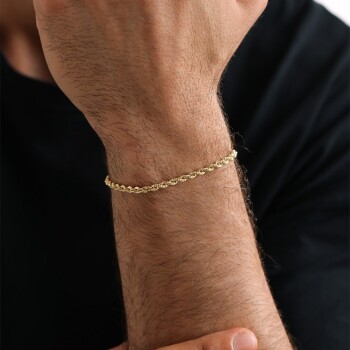 Halat Zincir Erkek Bileklik - Taç (1)