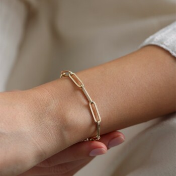 Halka Ataç Bileklik - Zincir İş