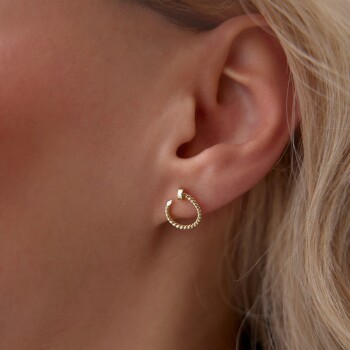 Halka Burgu Pimli Küpe - Rayna