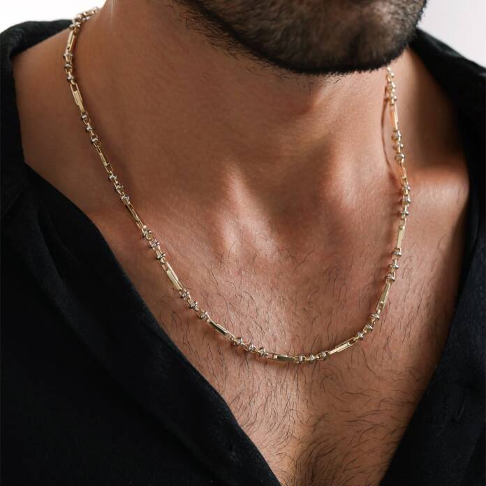 Halka Detaylı Ataç Erkek Zincir - 4