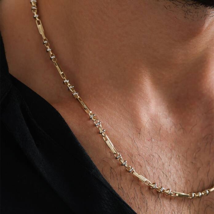 Halka Detaylı Ataç Erkek Zincir - 5