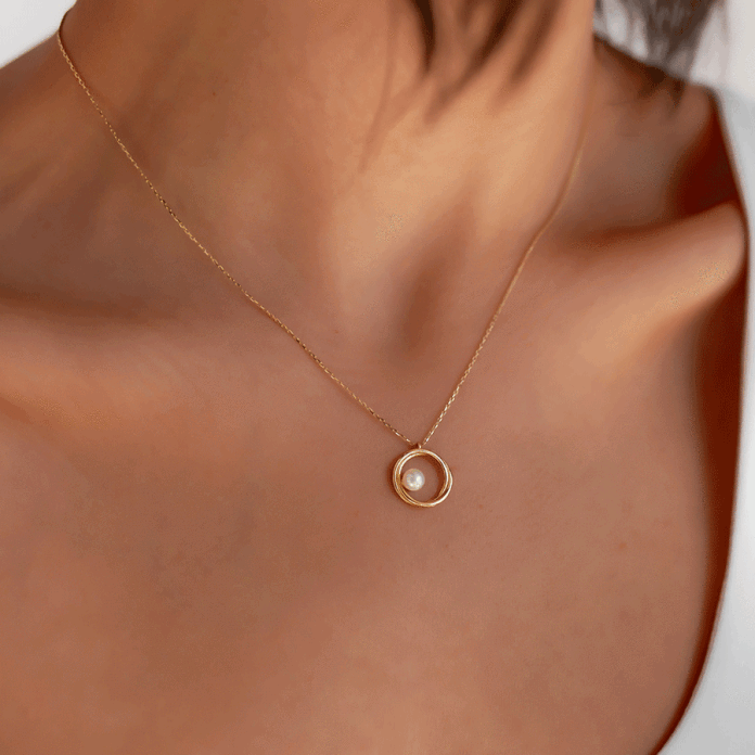 Halka İnci Kolye - 1