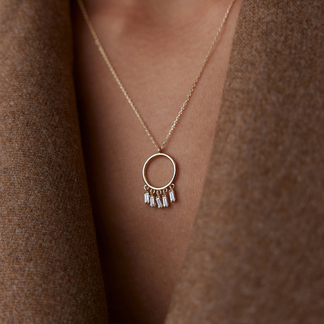 Halka Sallantılı Baget Kolye - 2