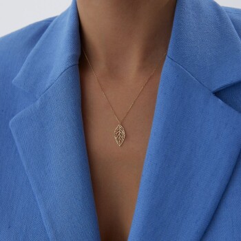 Hallow Yaprak Kolye - Rayna