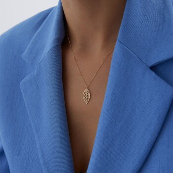 Hallow Yaprak Kolye - Rayna (1)