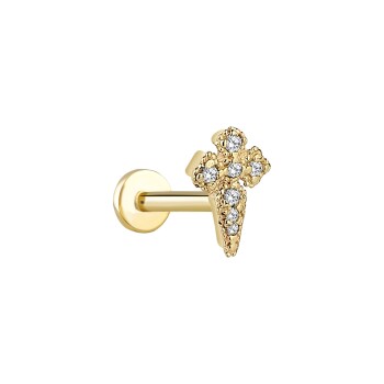 Hançer Taşlı Tragus Piercing - Alen