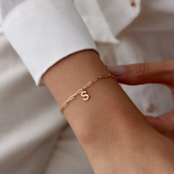 Harf Charm Bileklik - Alen