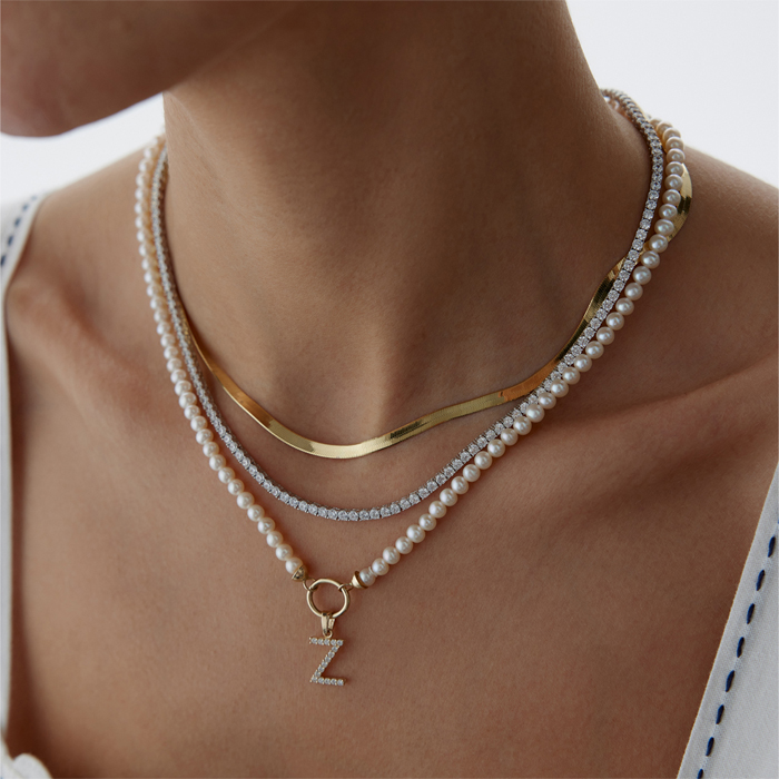 Harf İnci Kolye - 4