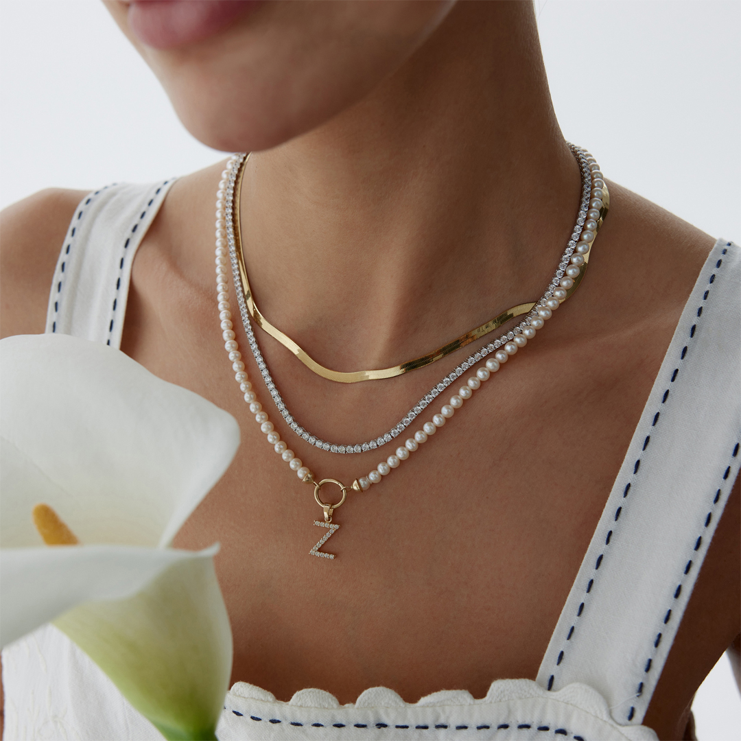 Harf İnci Kolye - 5