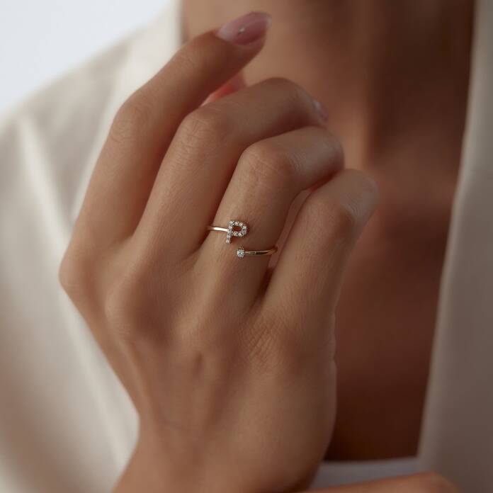 Harf Tektaş Yüzük - 2