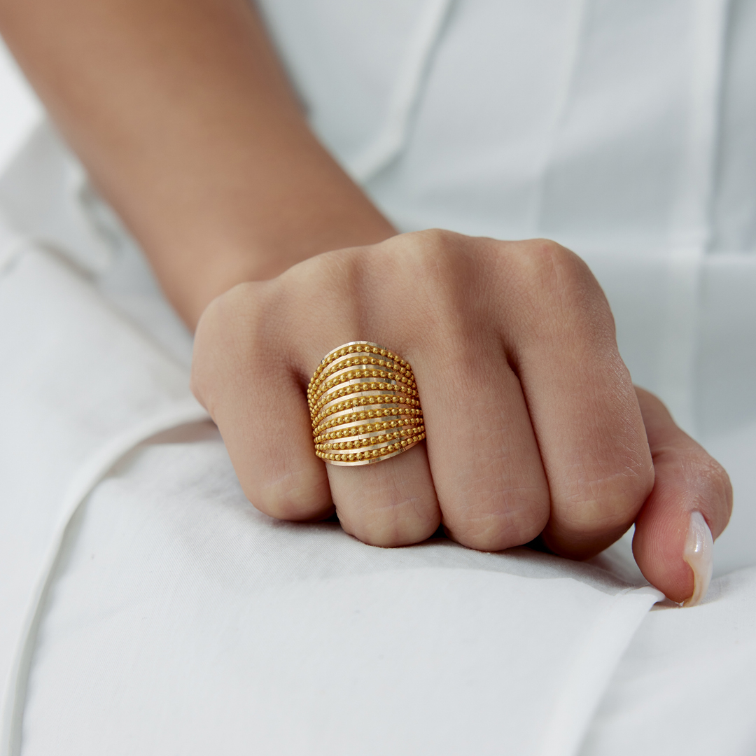 Sıra Toplu Band Yüzük - 1