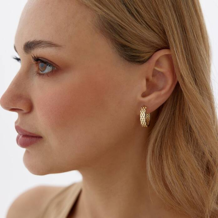 Hasır Large Küpe - 2