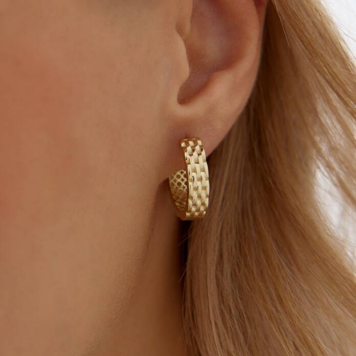 Hasır Large Küpe - 3