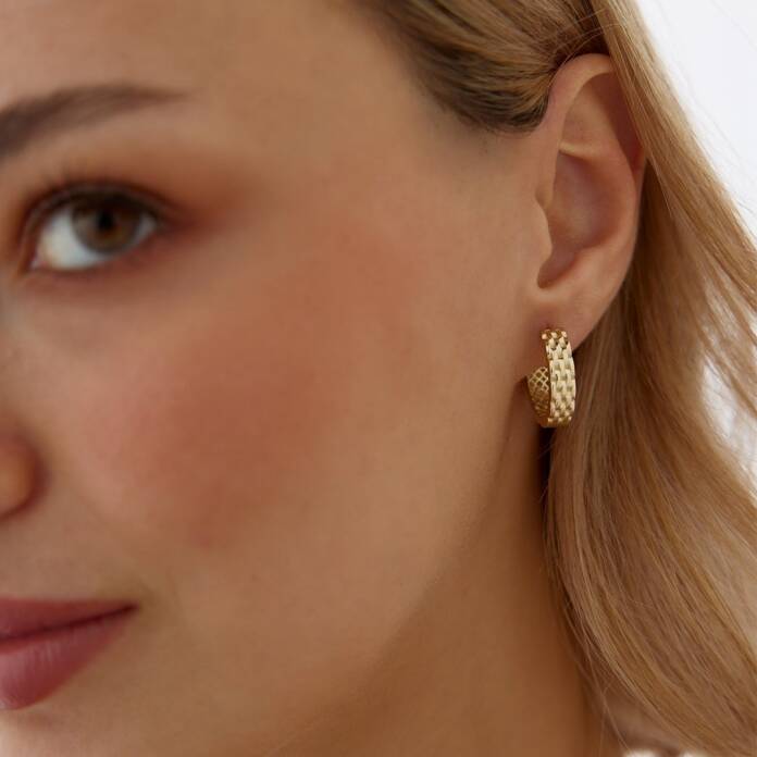 Hasır Large Küpe - 4