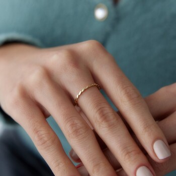 Hasır Markiz Yüzük - Alen