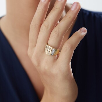 Hazeran Bold Yüzük - Özer (1)