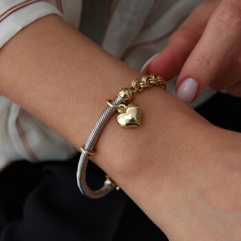 Heart Charm Bileklik - Özkonak