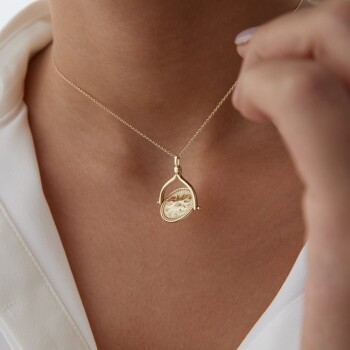 Hilal ve Güneş Reversible Kolye - RİTİM