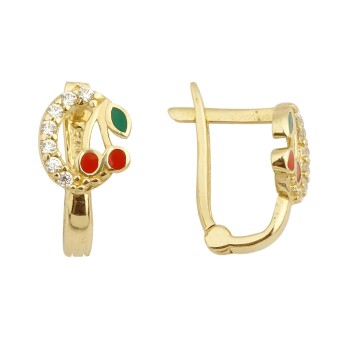 Hilal ve Kiraz Çocuk Küpesi - Melike