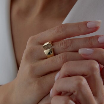 Hoka Elips Yüzük - Mg Gold (1)