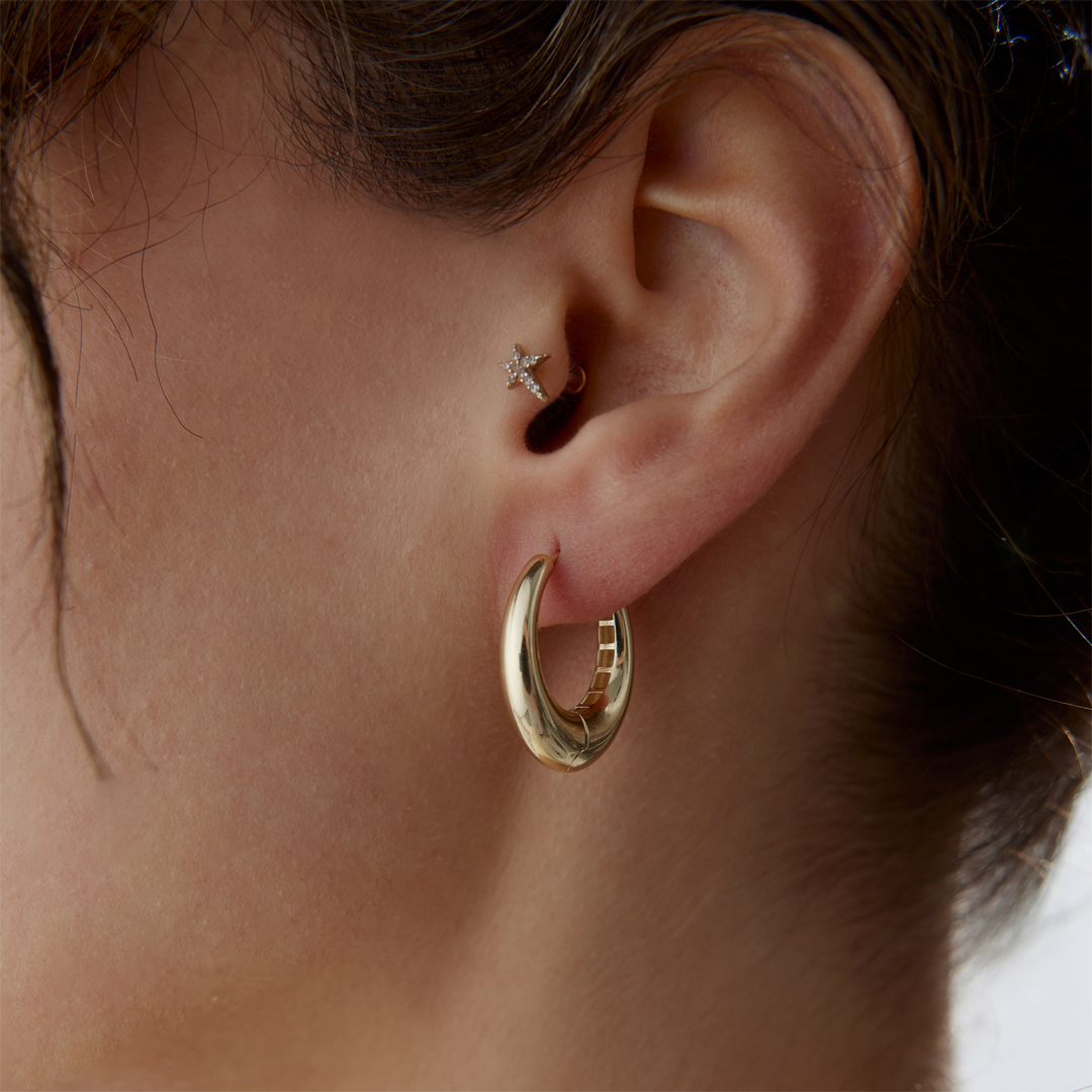 Hollow Bombe Küpe - 1