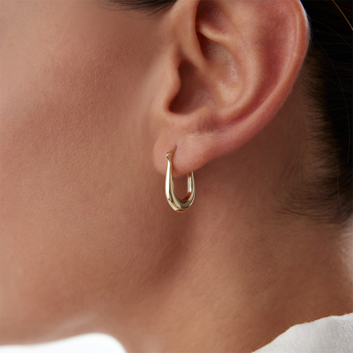 Hollow Drop Küpe - Tuana