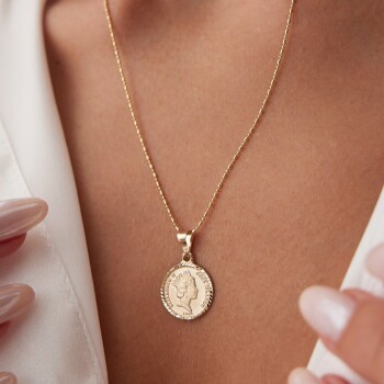 II Queen Elizabeth Madalyon Kolye - Tuana