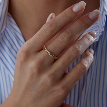 İki Dizi Mix Yüzük - Rayna