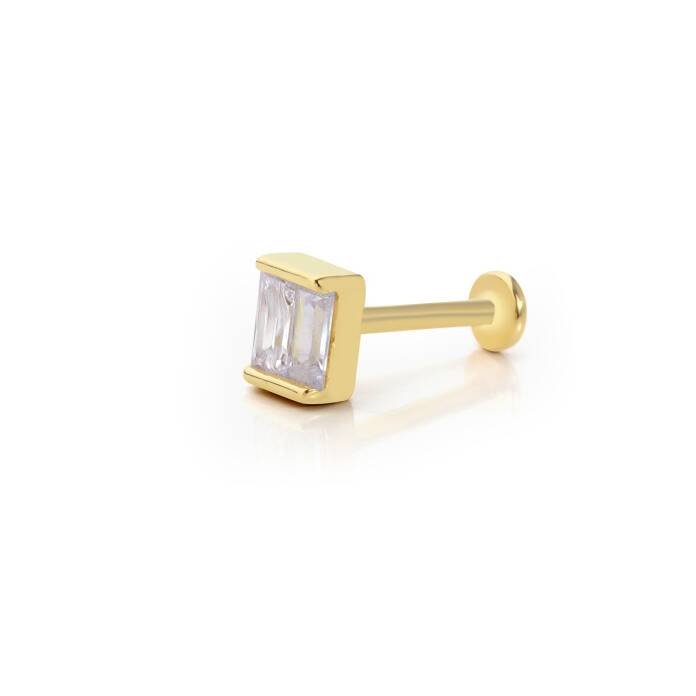 İkili Baget Taş Tragus Piercing - 1