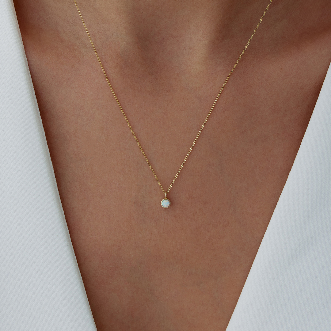 İkizler Burcu Moonstone Kolye - 1