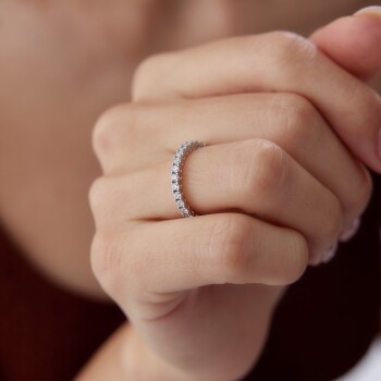 İnce Tırnaklı Tamtur Yüzük - Koşun