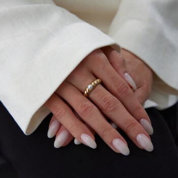 İnci Burgu Yüzük - Alen