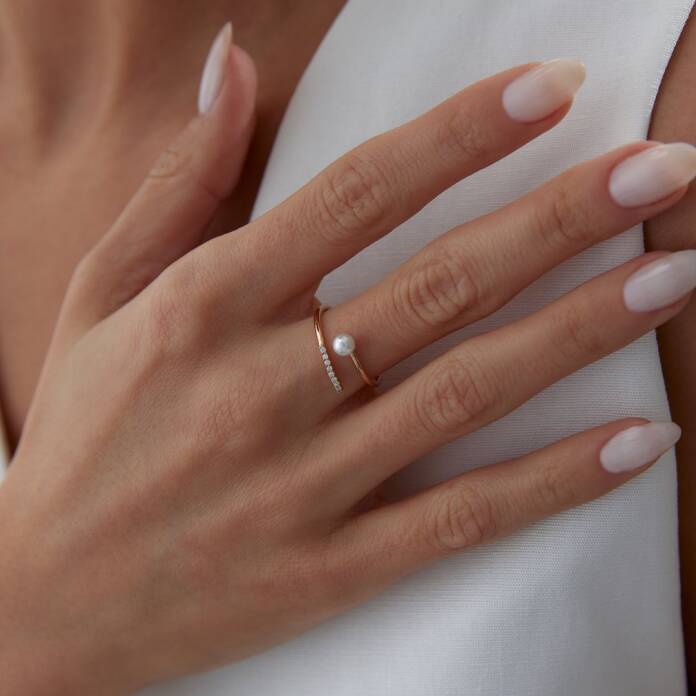 İnci Sarmal Yüzük - 1