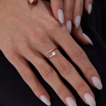 İnci Sarmal Yüzük - 3