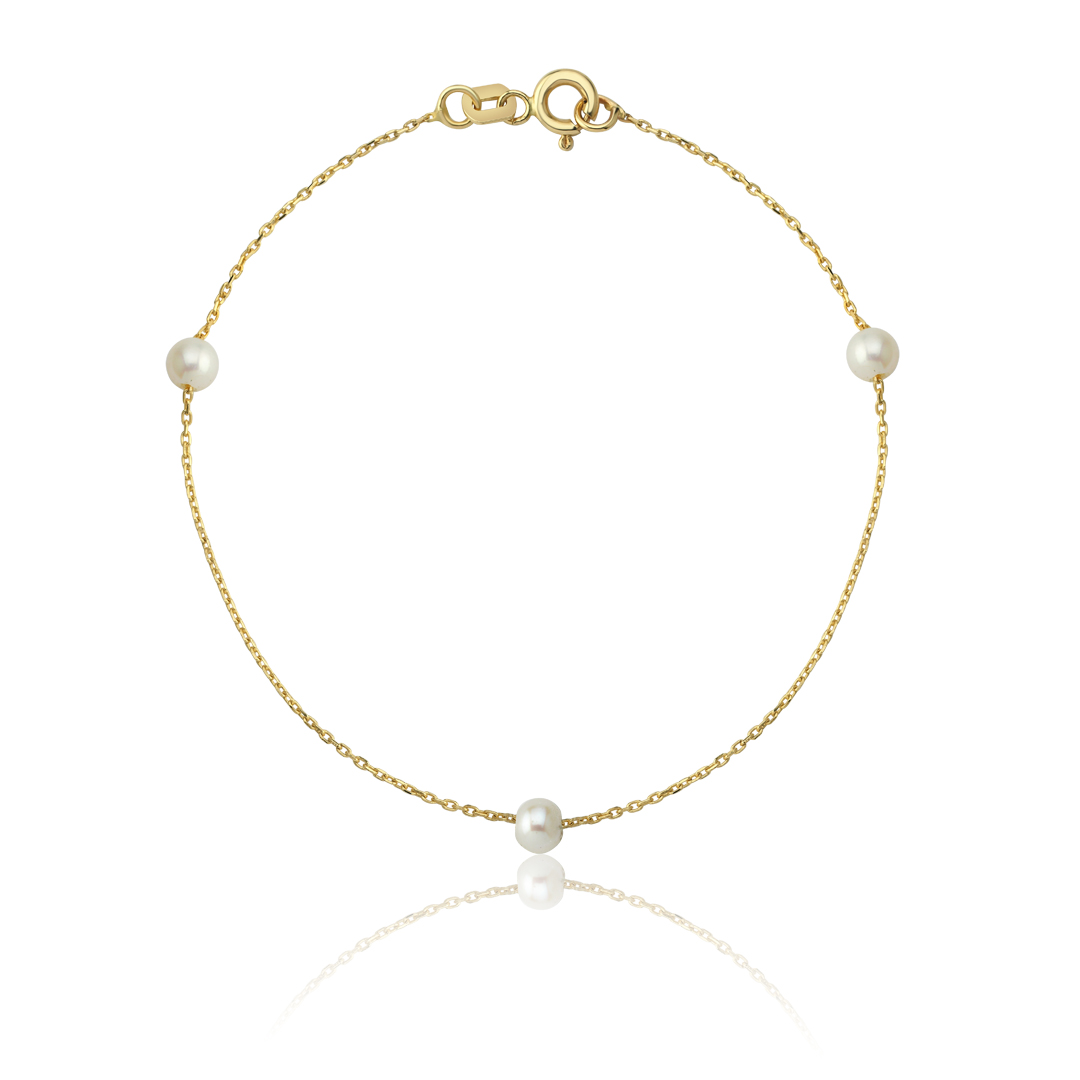 İnci Sıralı Bileklik - 1