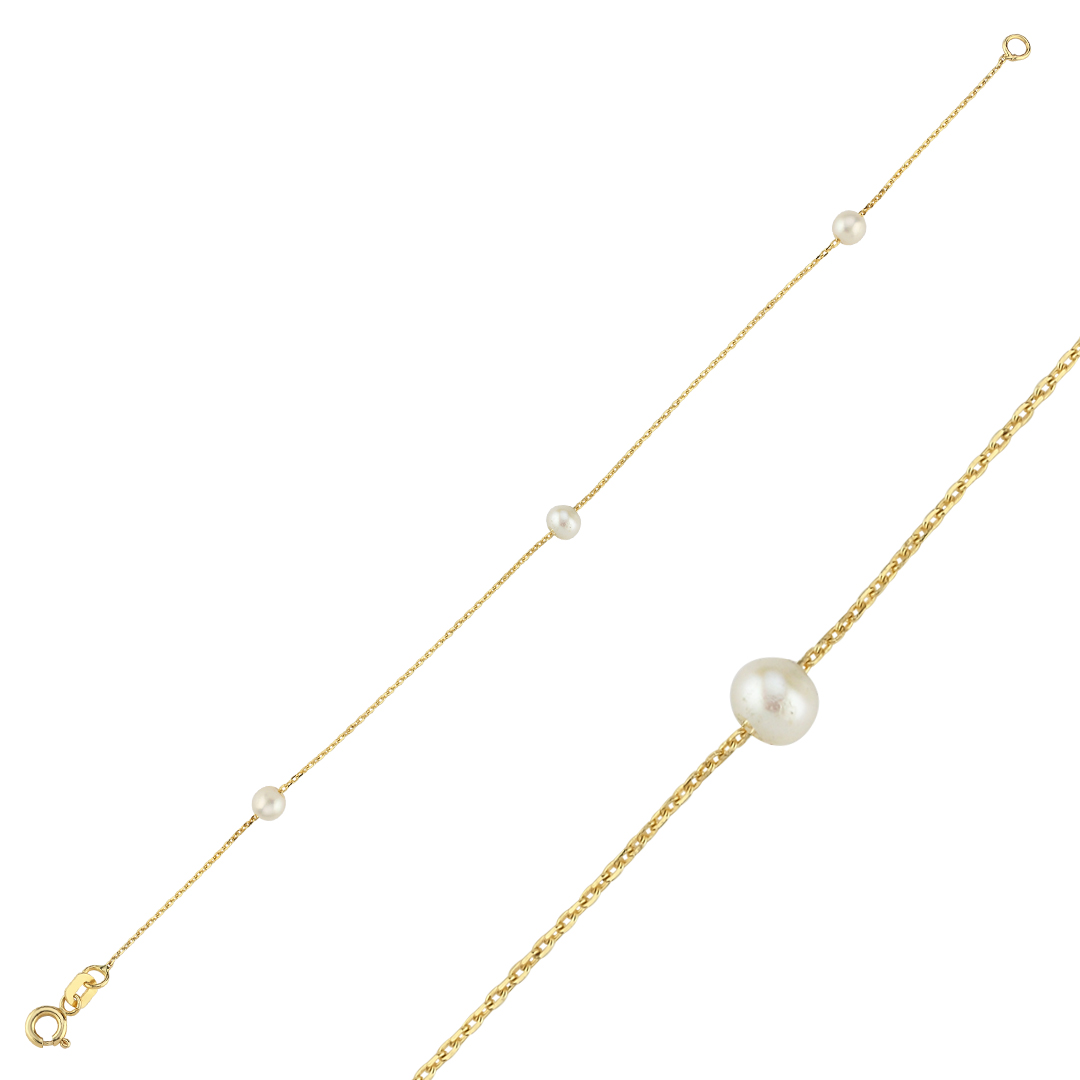 İnci Sıralı Bileklik - 3