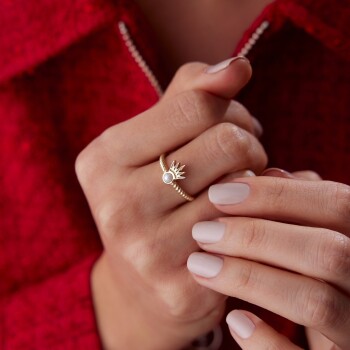 İnci Taç Yüzük - Rayna (1)